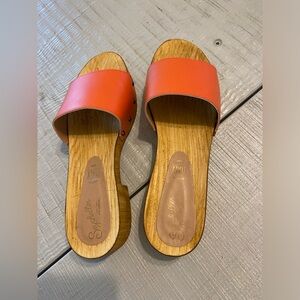 Seychelles Marine Layer Slide Sandals women size 8.5